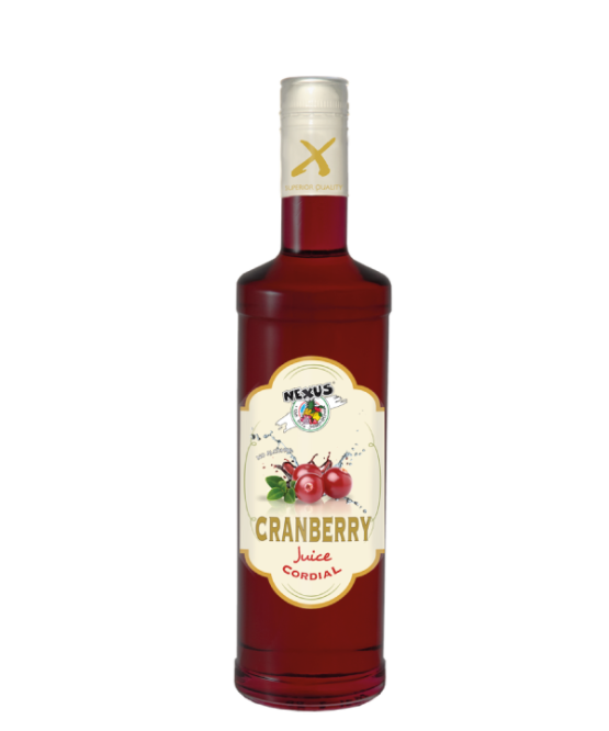 Specialità a gusto Cranberry Juice Cordial per barman e cocktail